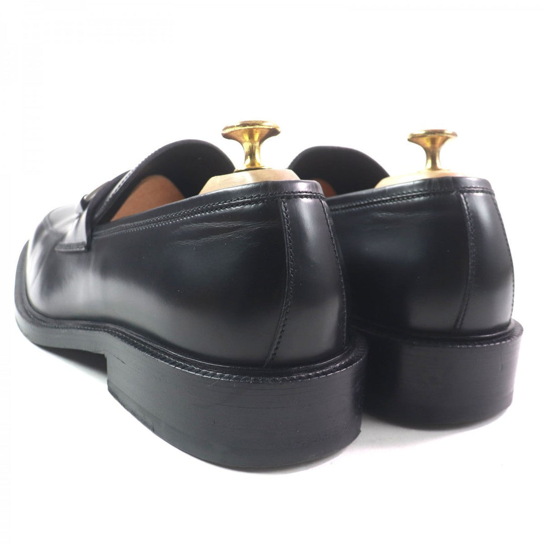 GUCCI loafers leather black 42.5