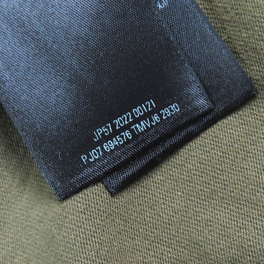 BALENCIAGA Short sleeve T-shirt 694576 cotton khaki mens 1 Used Authentic