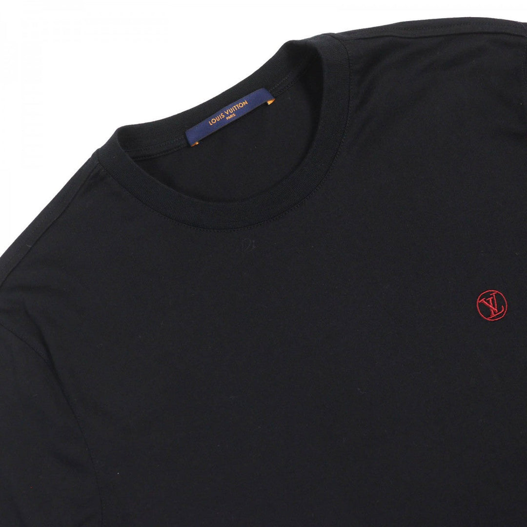 LOUIS VUITTON Short sleeve T-shirt HAY50W cotton Black red S