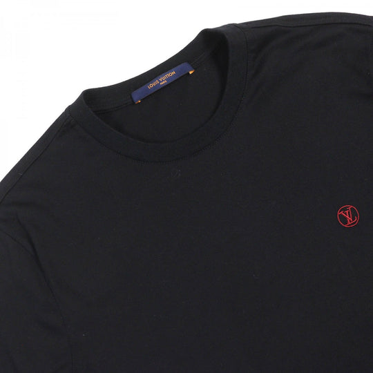 LOUIS VUITTON Short sleeve T-shirt HAY50W cotton Black red S