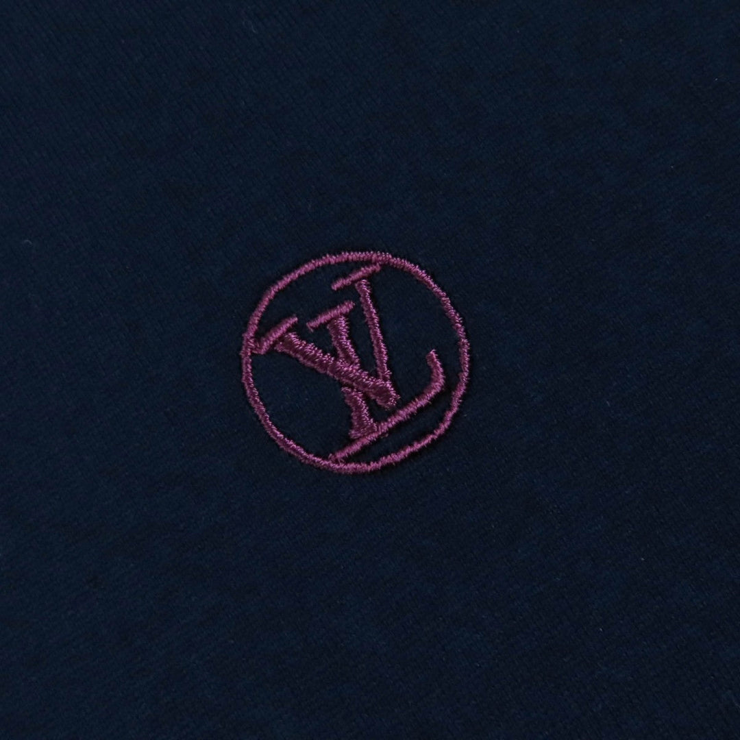 LOUIS VUITTON Short sleeve T-shirt HAY50W cotton Black red S