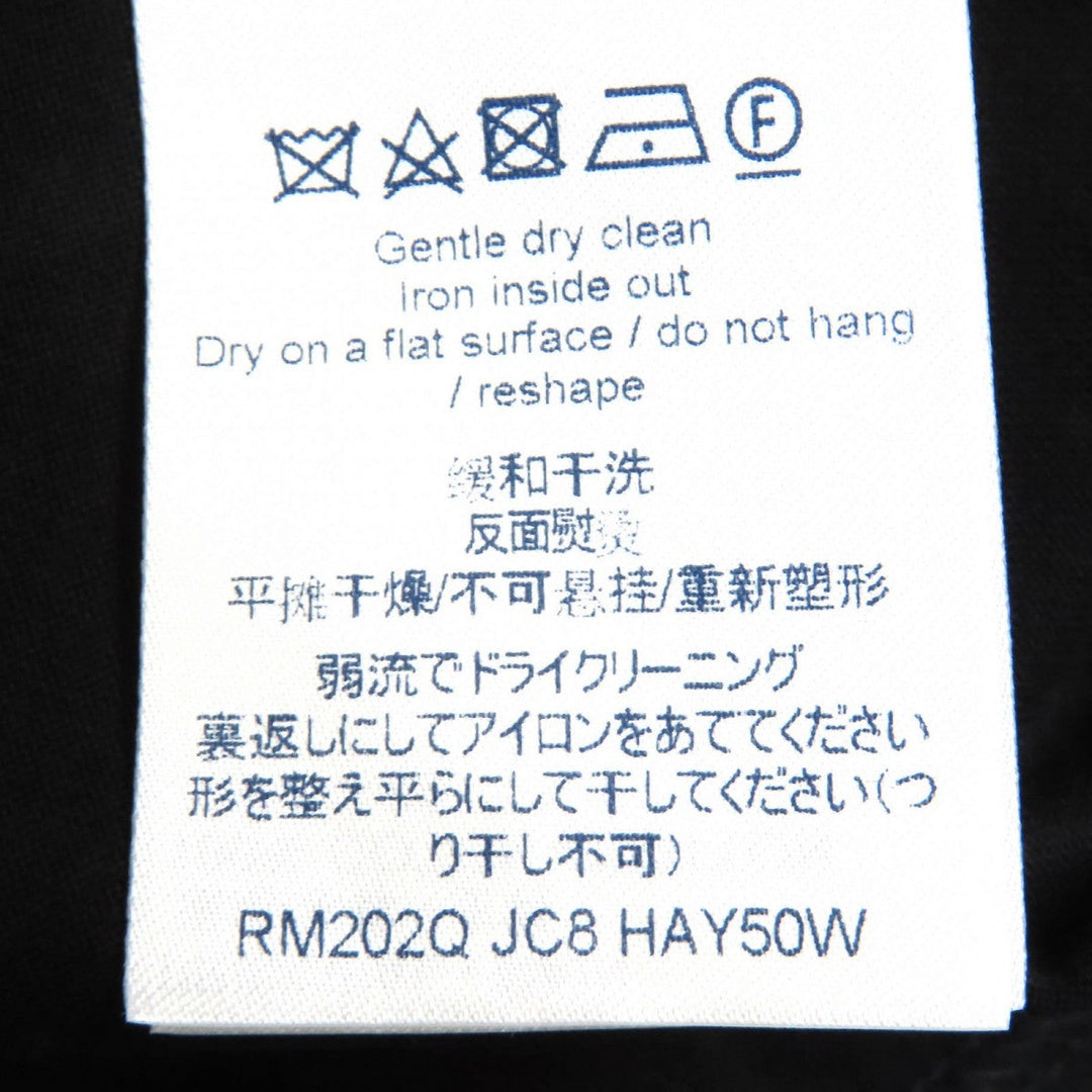 LOUIS VUITTON Short sleeve T-shirt HAY50W cotton Black red S