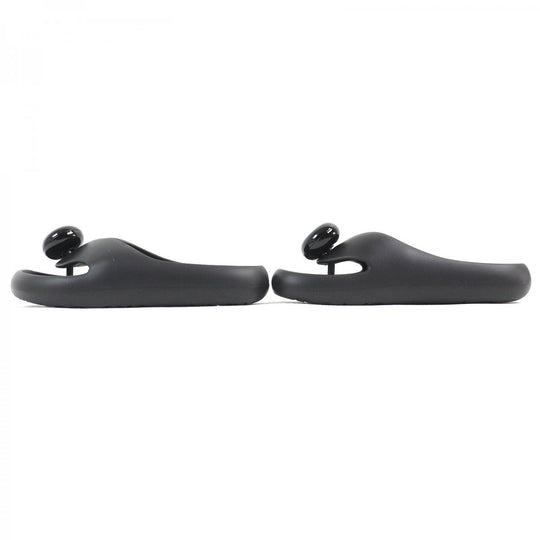 LOEWE Sandals Main: Rubber black BUBBLE THONG SLIDE mens 42 Used Authentic