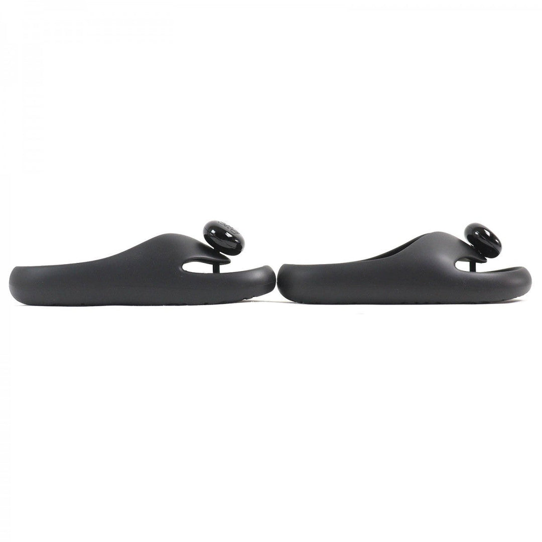 LOEWE Sandals Main: Rubber black BUBBLE THONG SLIDE mens 42 Used Authentic