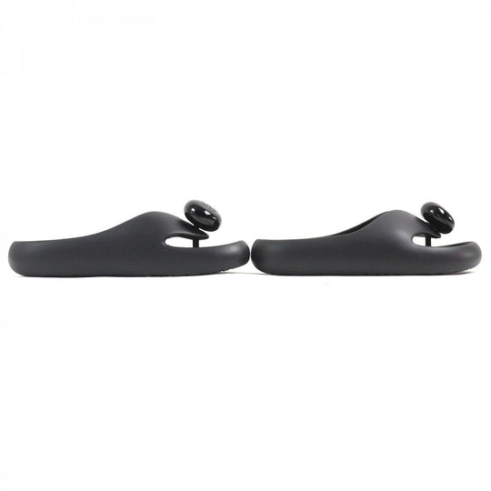 LOEWE Sandals Main: Rubber black BUBBLE THONG SLIDE mens 42 Used Authentic