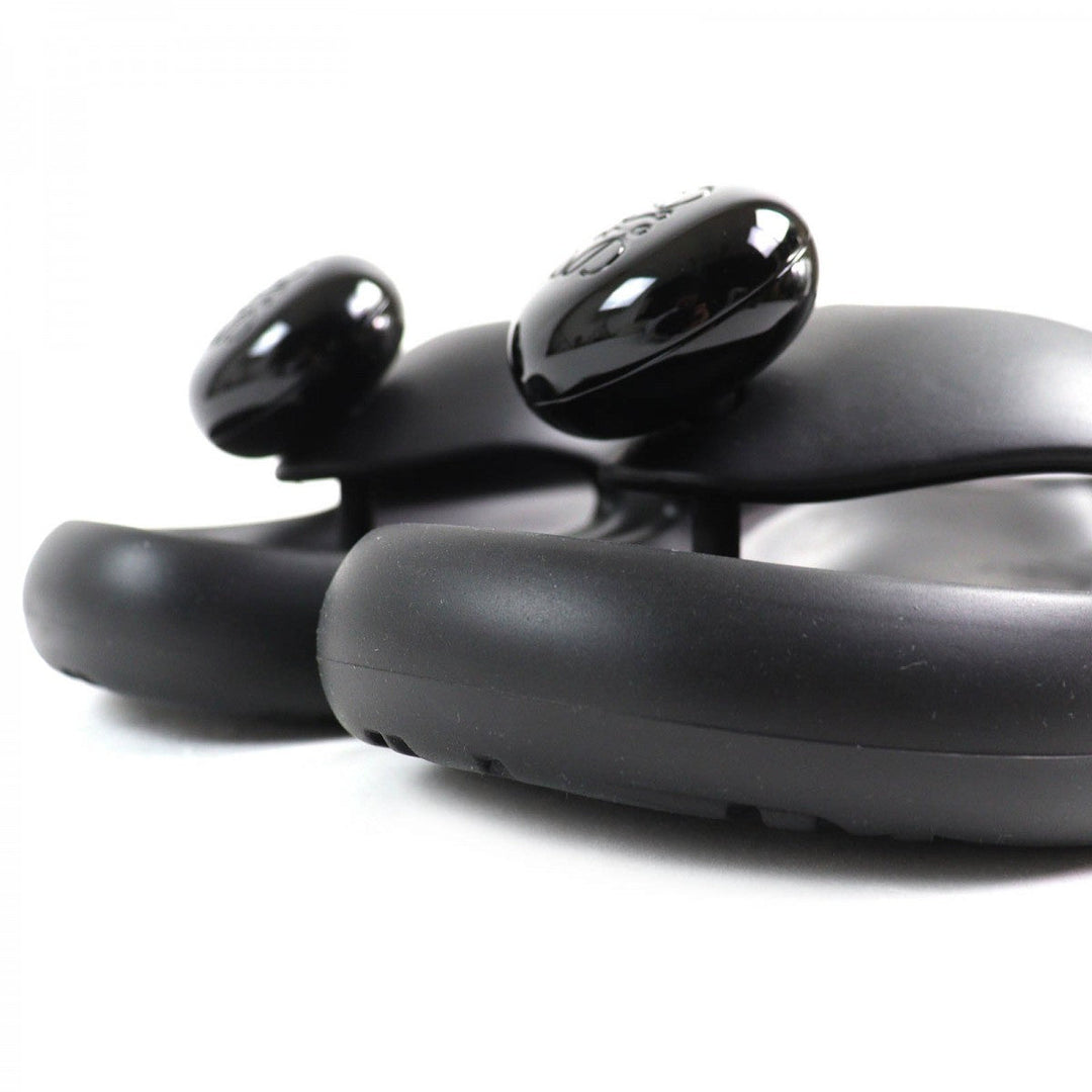 LOEWE Sandals Main: Rubber black BUBBLE THONG SLIDE mens 42 Used Authentic