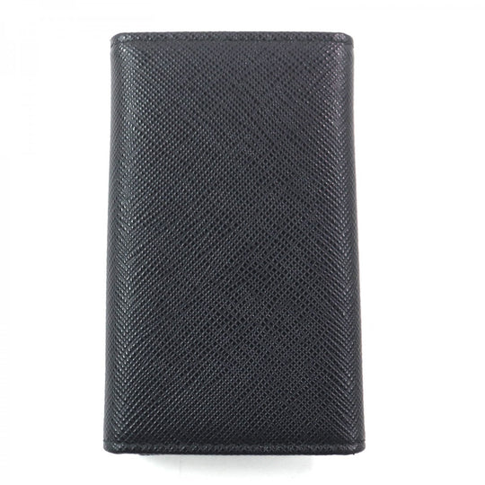 PRADA Key case Key holder  2PG222 Main: Saffiano leather black mens Used Authentic