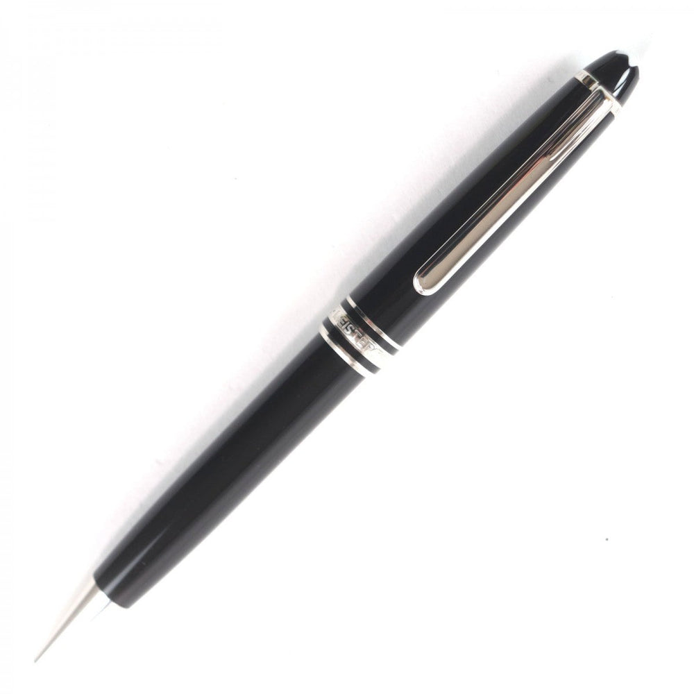 MONTBLANC Ballpoint pen Resin, Platinum black Meisterstck Pix Classic mens Used Authentic