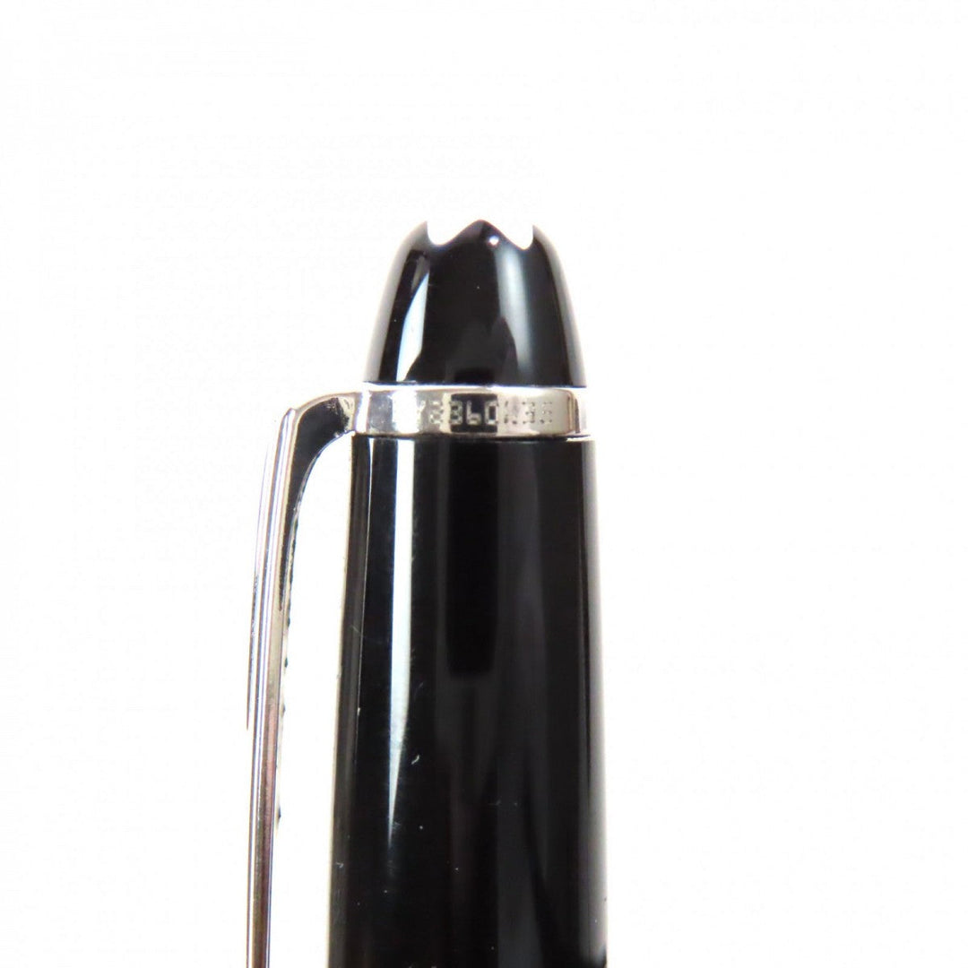 MONTBLANC Ballpoint pen Resin, Platinum black Meisterstck Pix Classic mens Used Authentic