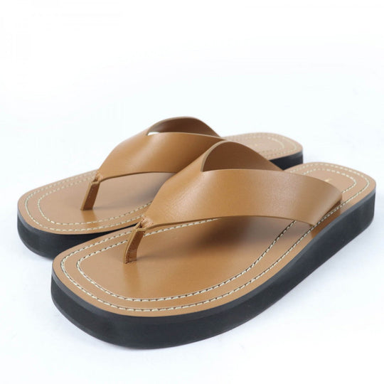 THE ROW Sandals leather Brown GINZA 37