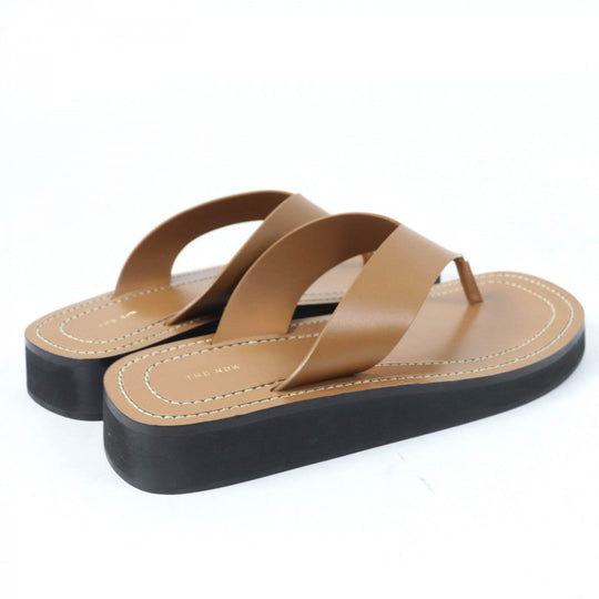 THE ROW Sandals leather Brown GINZA 37