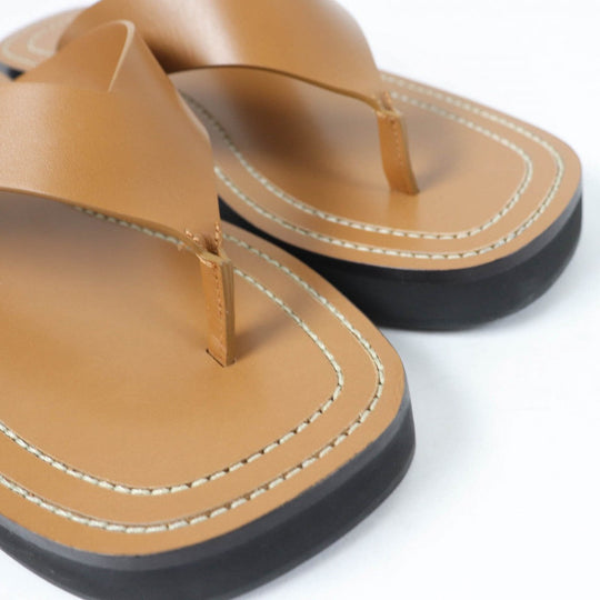 THE ROW Sandals leather Brown GINZA 37