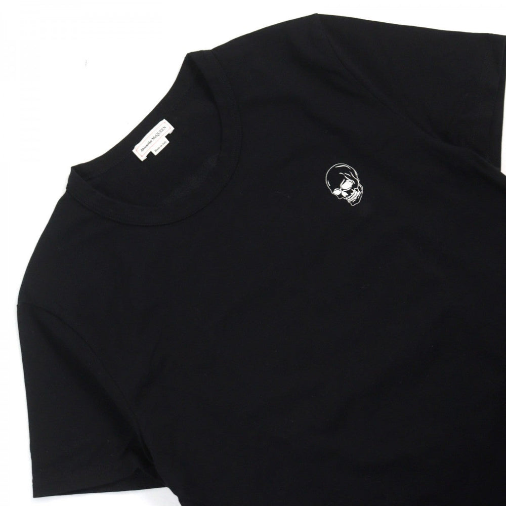 Alexander McQueen Short sleeve T-shirt 624179 cotton Black mens L Used Authentic