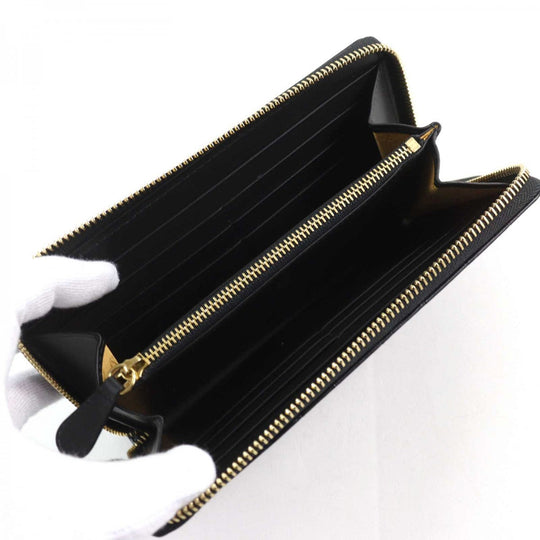 Ettinger Long Wallet Purse CC 2051EJ leather Black, Ebony
