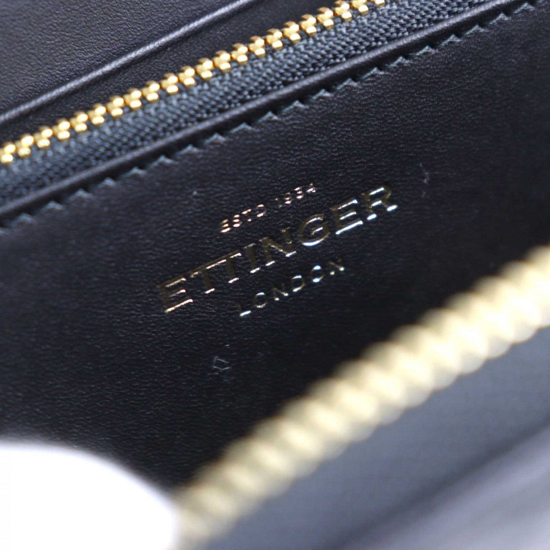 Ettinger Long Wallet Purse CC 2051EJ leather Black, Ebony