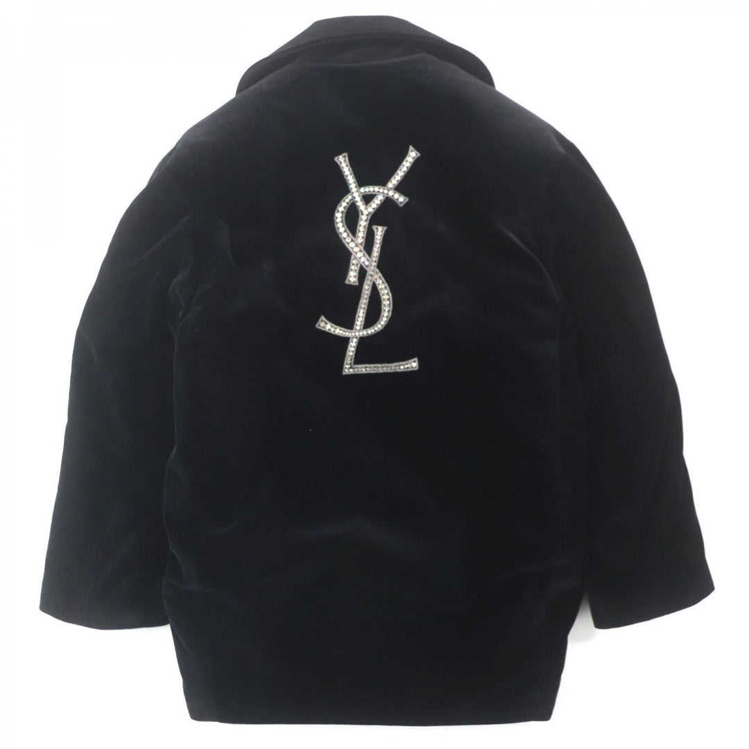 SAINT LAURENT PARIS coat 737220 cotton black U