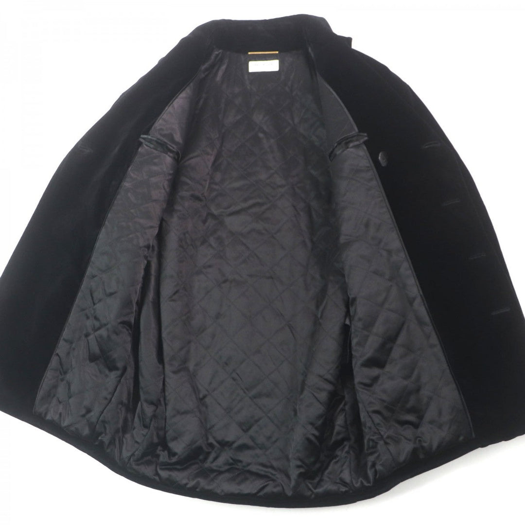 SAINT LAURENT PARIS coat 737220 cotton black U