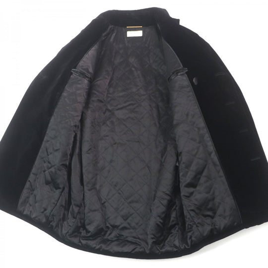 SAINT LAURENT PARIS coat 737220 cotton black U
