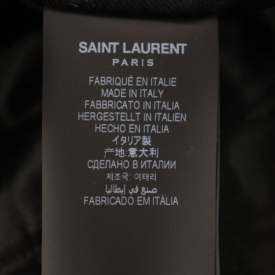 SAINT LAURENT PARIS coat 737220 cotton black U