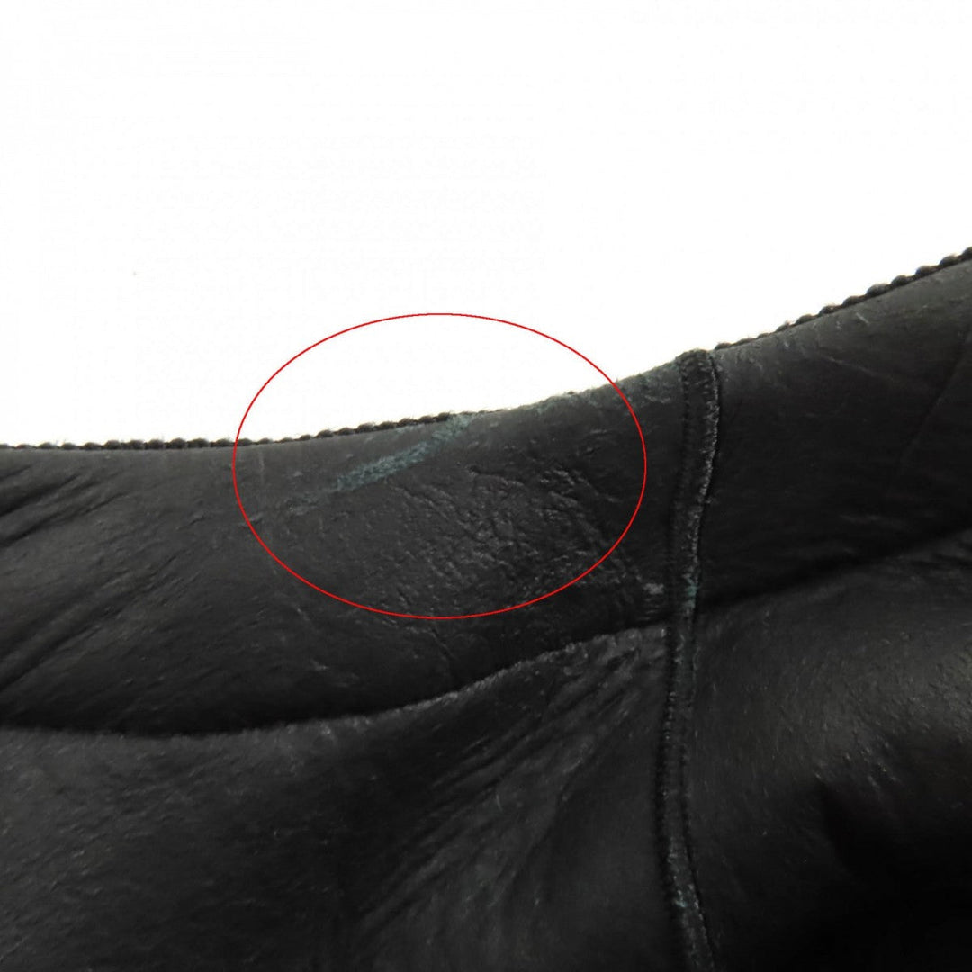 PRADA coat 56951 Sheep leather black 38
