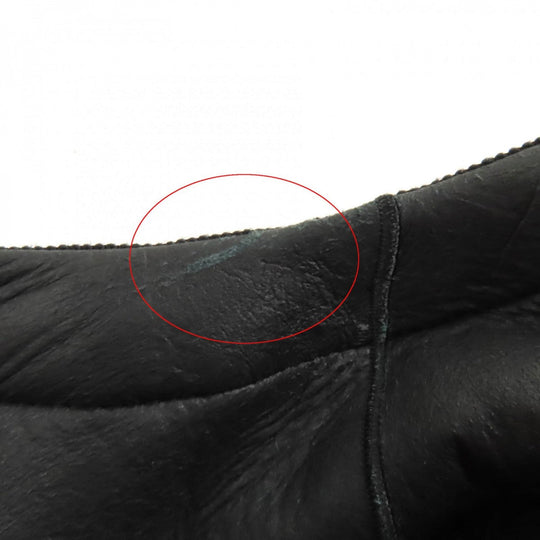 PRADA coat 56951 Sheep leather black 38