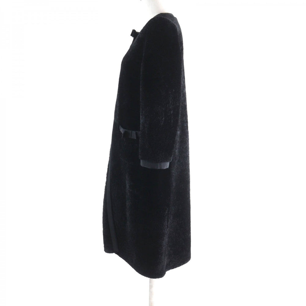 PRADA coat 56951 Sheep leather black 38