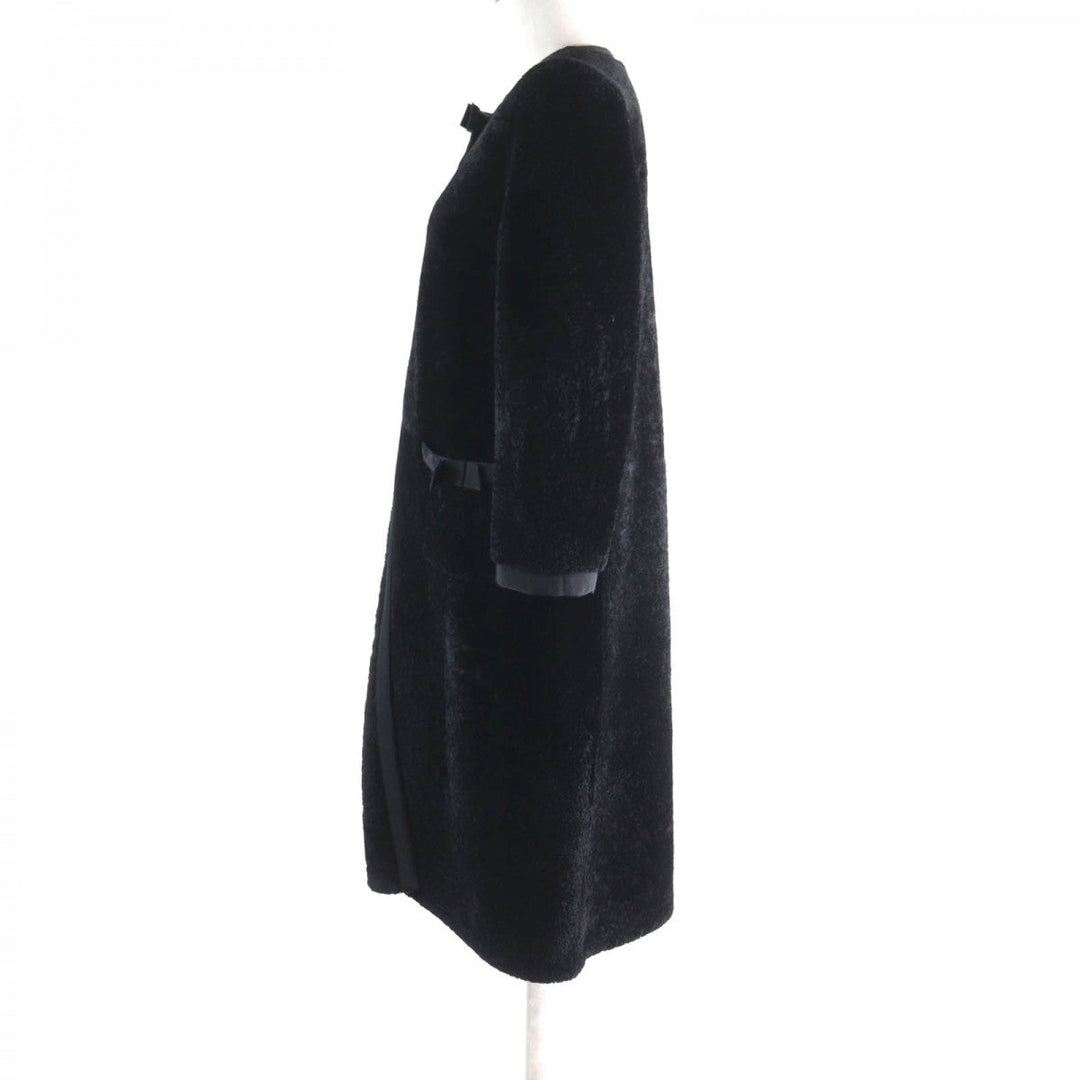 PRADA coat 56951 Sheep leather black 38