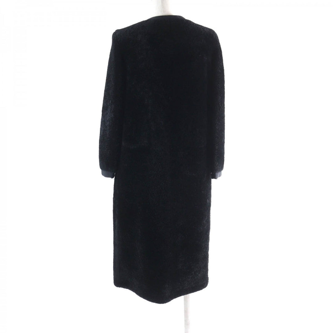 PRADA coat 56951 Sheep leather black 38
