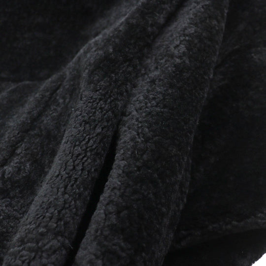 PRADA coat 56951 Sheep leather black 38