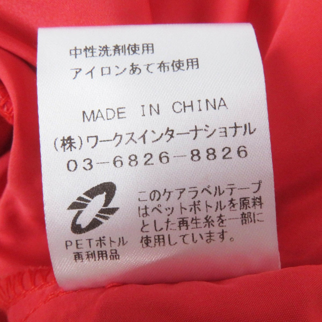 Tsuru by Mariko Oikawa blouse BL-1241360 Main: 100% polyester, Lining: 100% polyester Red Women F Used Authentic