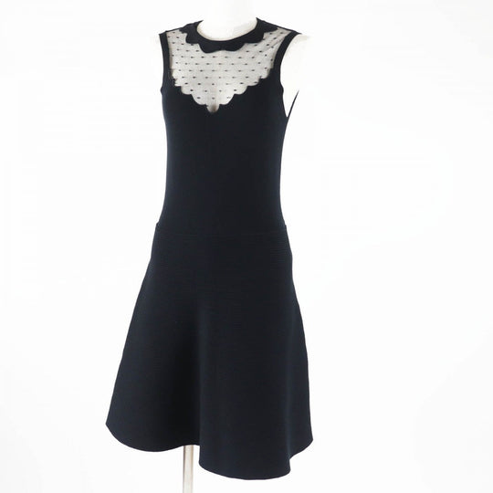 RED VALENTINO one piece IR3KD001 Outer: 70% rayon, Main: 30% polyester, Part: 100% nylon black Women S Used Authentic