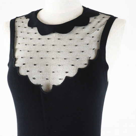 RED VALENTINO one piece IR3KD001 Outer: 70% rayon, Main: 30% polyester, Part: 100% nylon black Women S Used Authentic