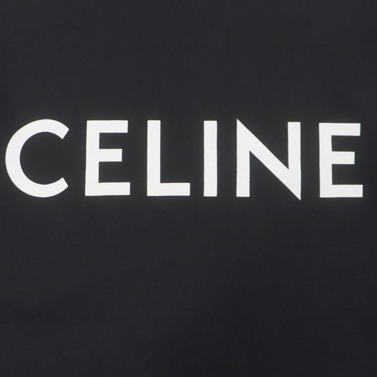 CELINE Short sleeve T-shirt 2X681671Q Main: 100% cotton black mens M Used Authentic