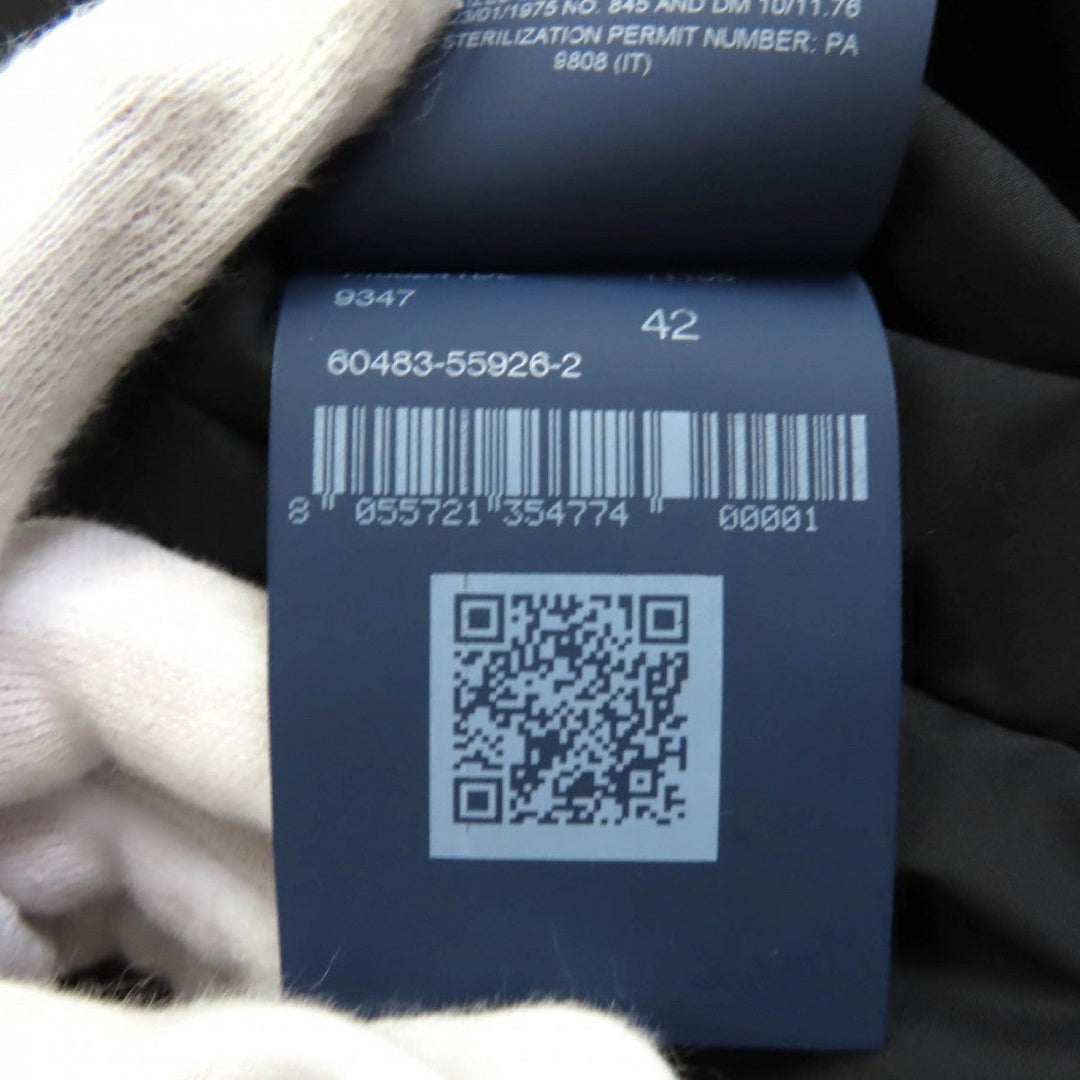 Herno Down jacket PI00241DL Outer: 100% polyester, Lining: 100% nylon, Part: 100% nylon, Filling: 80% down, Filling: 20% feather black Women 42 Used Authentic