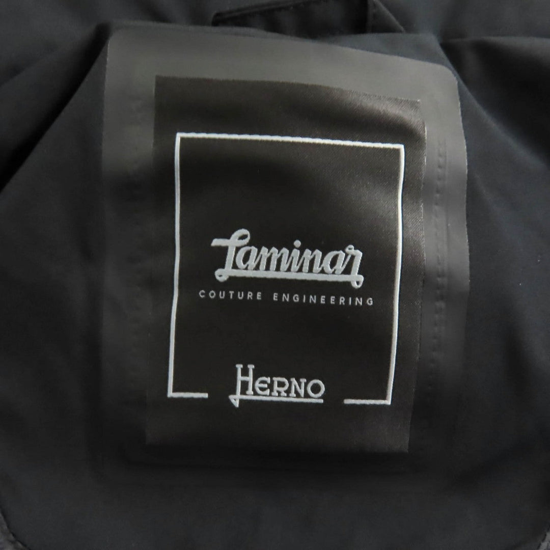 Herno Down jacket PI00241DL Outer: 100% polyester, Lining: 100% nylon, Part: 100% nylon, Filling: 80% down, Filling: 20% feather black Women 42 Used Authentic