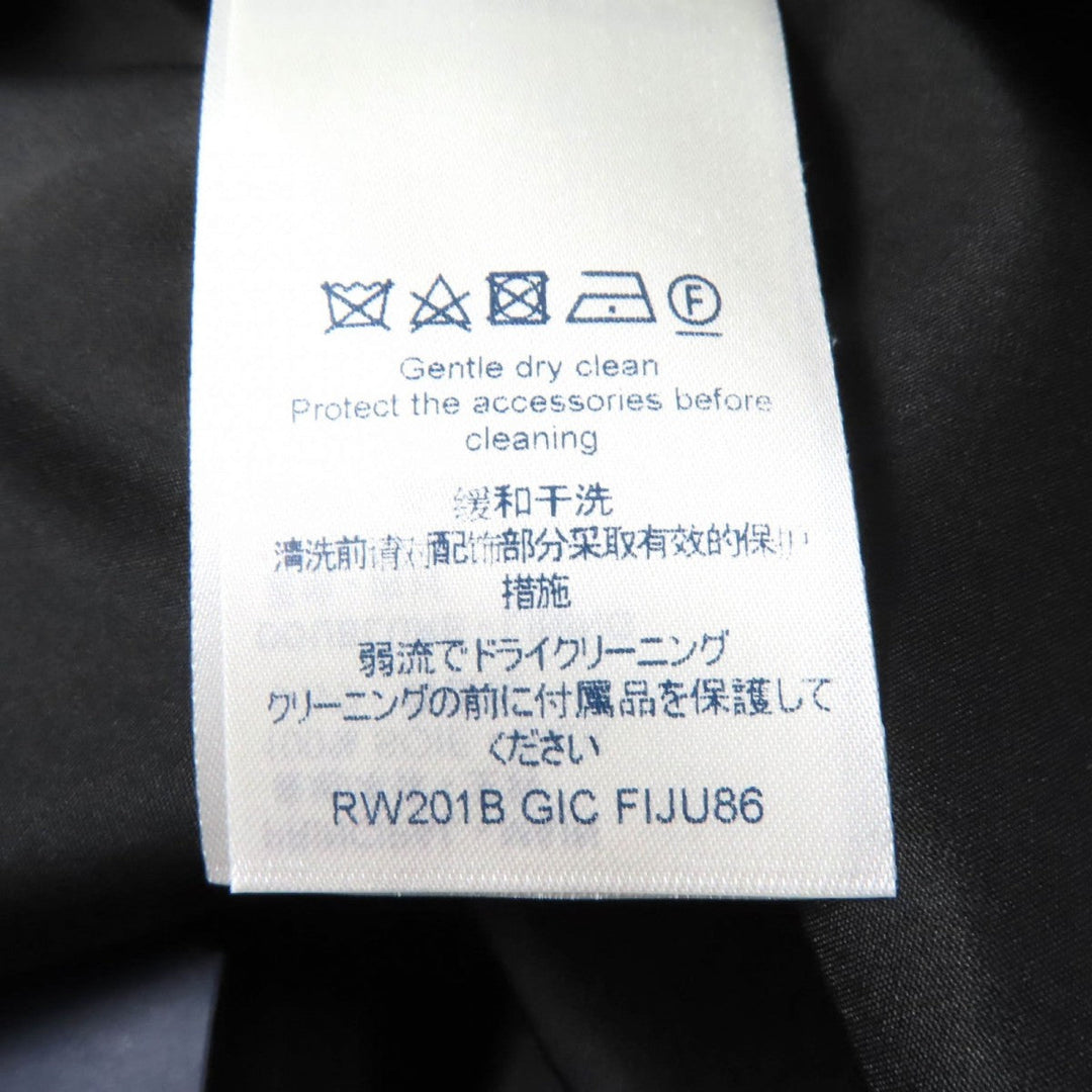 LOUIS VUITTON flare skirt Outer: 100% silk, Lining: 100% silk black Women 36 Used Authentic