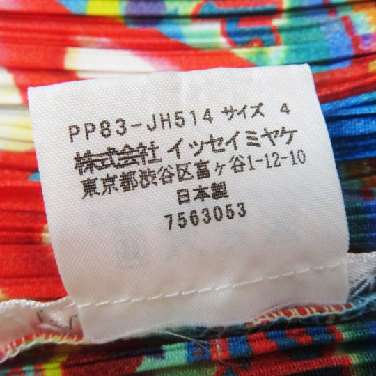 PLEATS PLEASE one piece PP83-JH514 Main: 100% polyester Multi Women 4 Used Authentic