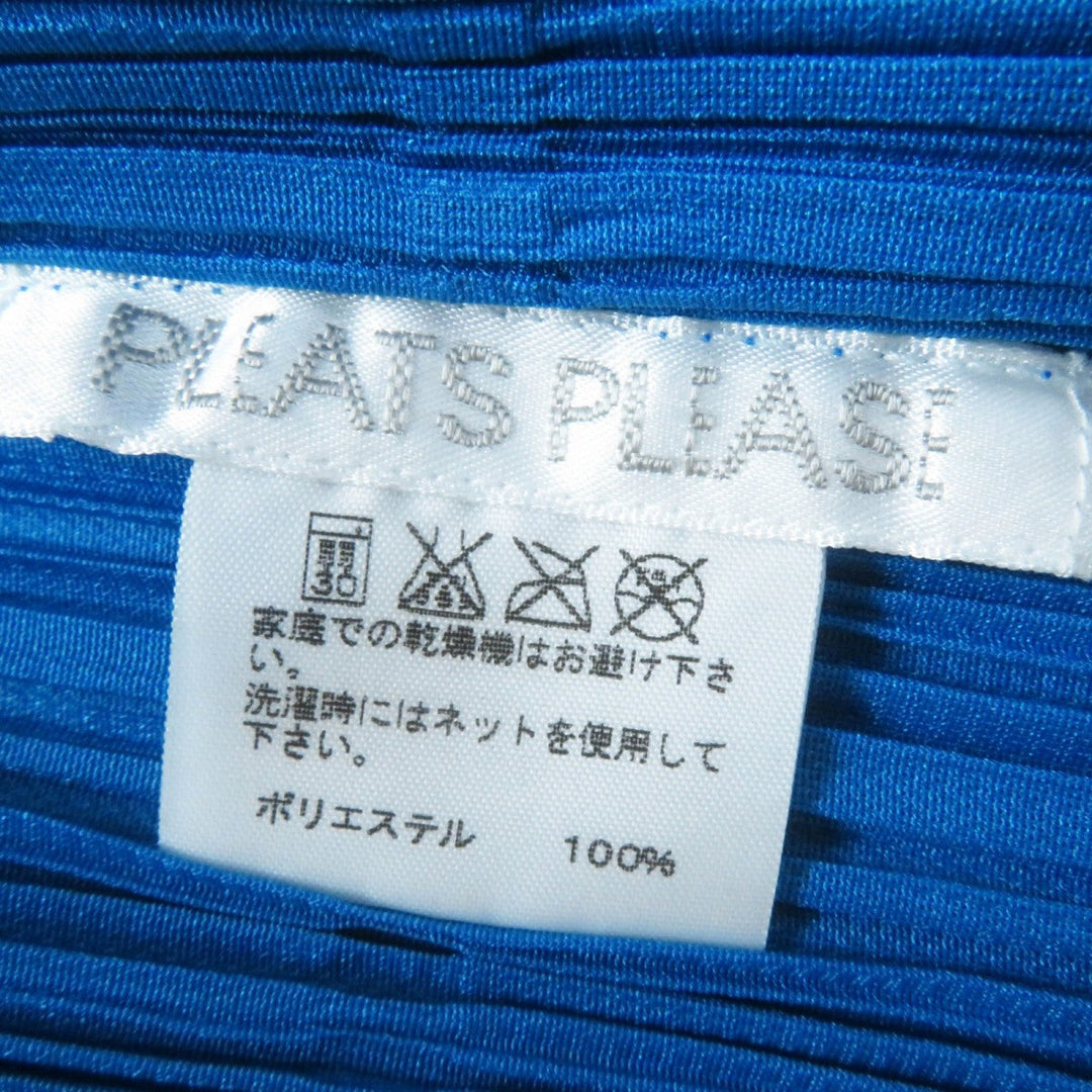 PLEATS PLEASE cardigan PP83-JJ105 Main: 100% polyester blue Women 3 Used Authentic