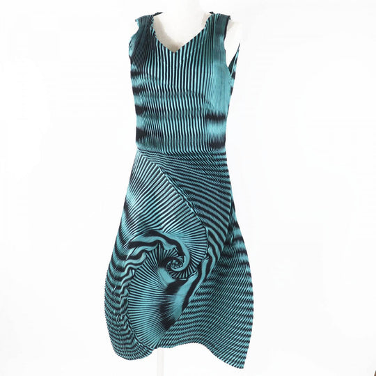 ISSEY MIYAKE one piece Triacetate Green black IM64FH529 2