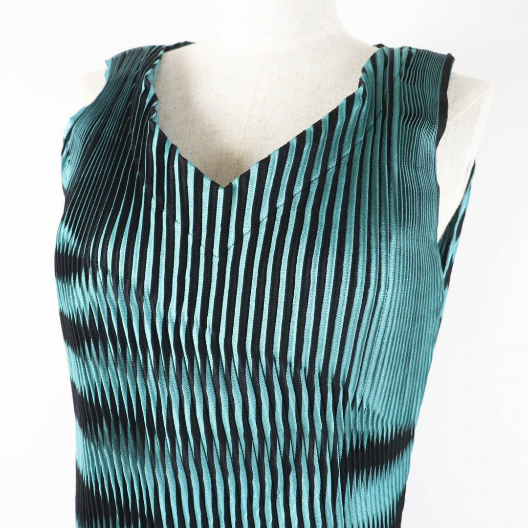 ISSEY MIYAKE one piece Triacetate Green black IM64FH529 2