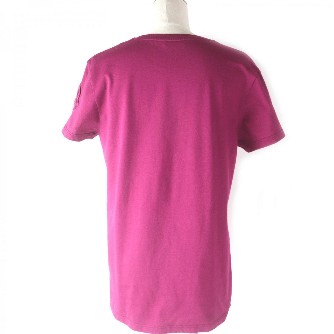MONCLER Short sleeve T-shirt Main: 100% cotton purple T-SHIRT GIROCOLLO Women L Used Authentic