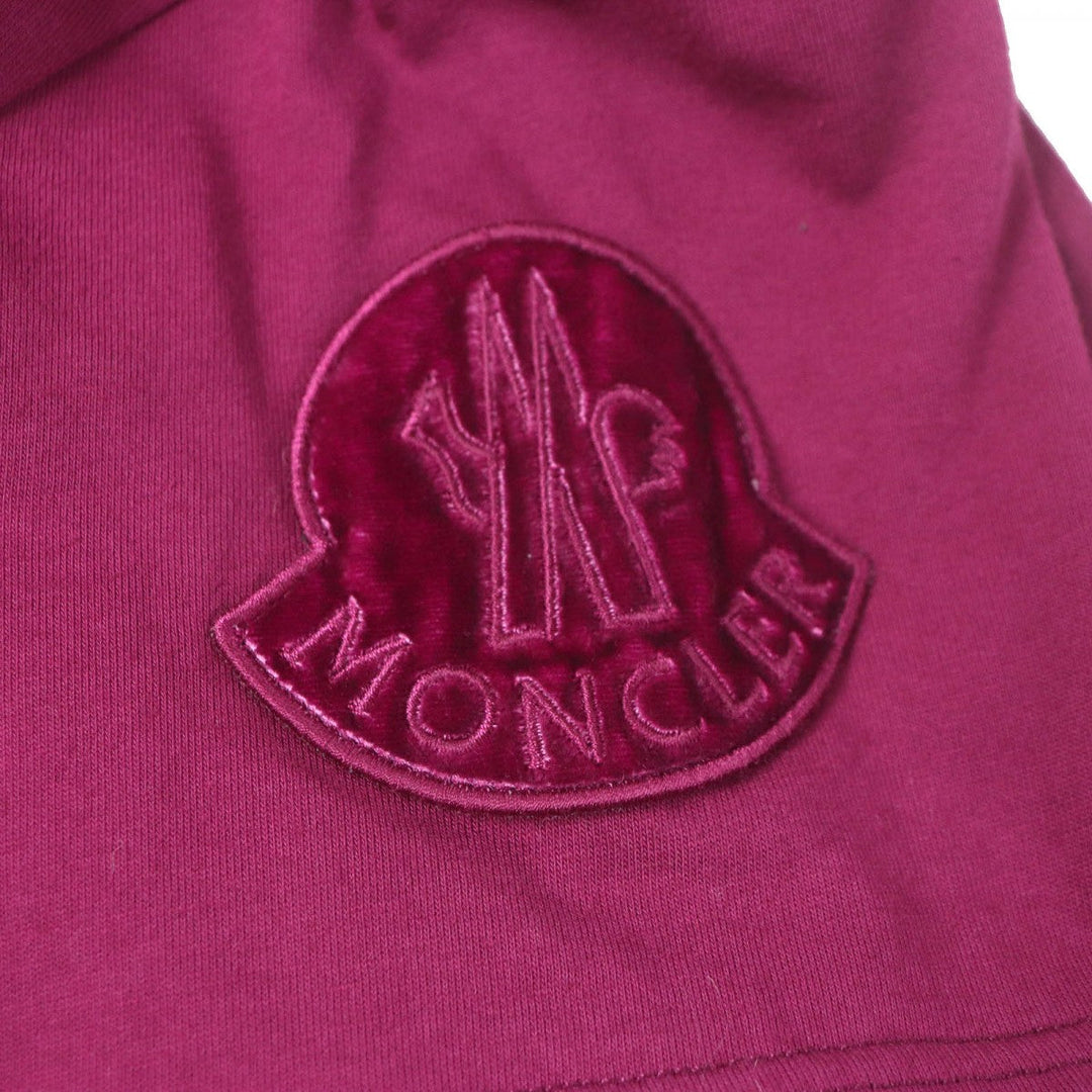 MONCLER Short sleeve T-shirt Main: 100% cotton purple T-SHIRT GIROCOLLO Women L Used Authentic