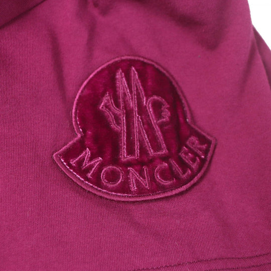 MONCLER Short sleeve T-shirt Main: 100% cotton purple T-SHIRT GIROCOLLO Women L Used Authentic