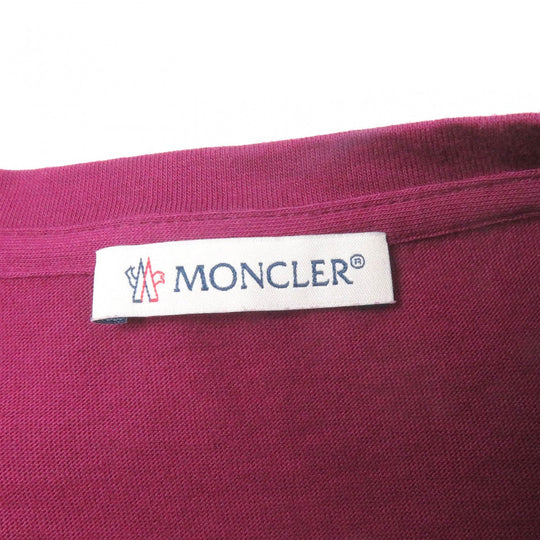MONCLER Short sleeve T-shirt Main: 100% cotton purple T-SHIRT GIROCOLLO Women L Used Authentic