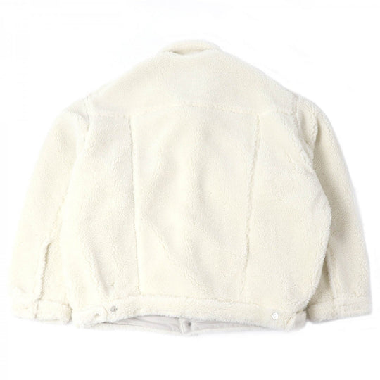 BALENCIAGA Blouson 774376 Outer: 100% polyester, Lining: 100% cotton Ivory mens 2 Used Authentic