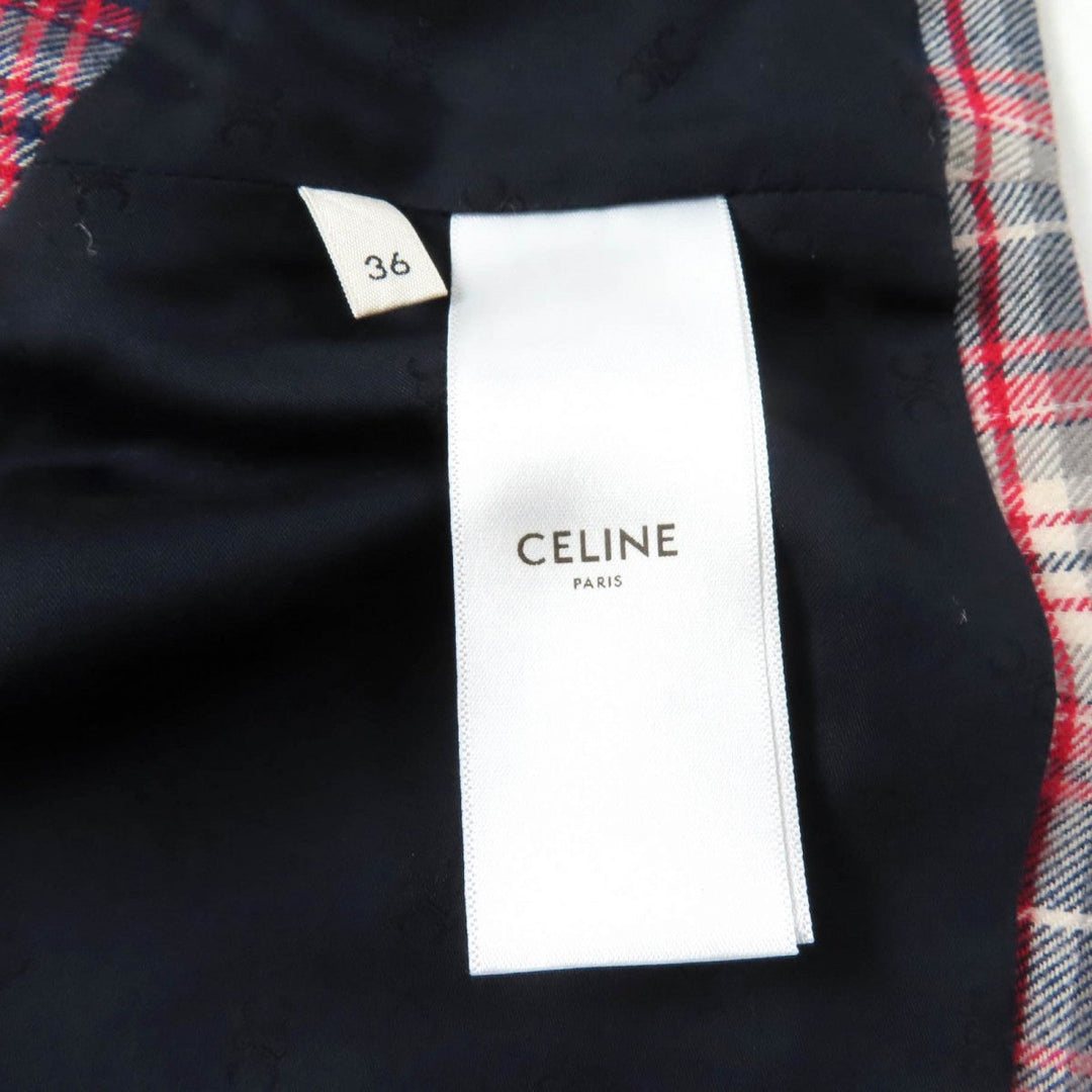 CELINE tops 2B543188O Outer: 100% cotton, Lining: 100% rayon Multi Women 36 Used Authentic
