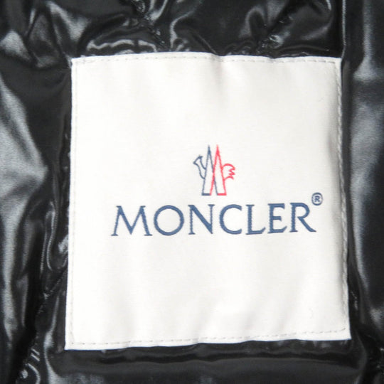 MONCLER GENIUS 7 Down jacket Outer: 100% cotton, Lining: 100% nylon, Part: 100% wool, Part: 100% polyester, Part: cowhide black SVEN GIUBBOTTO mens 2 Used Authentic