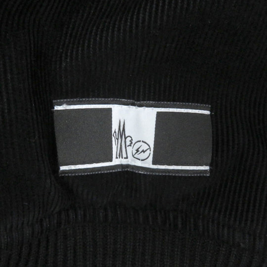 MONCLER GENIUS 7 Down jacket Outer: 100% cotton, Lining: 100% nylon, Part: 100% wool, Part: 100% polyester, Part: cowhide black SVEN GIUBBOTTO mens 2 Used Authentic