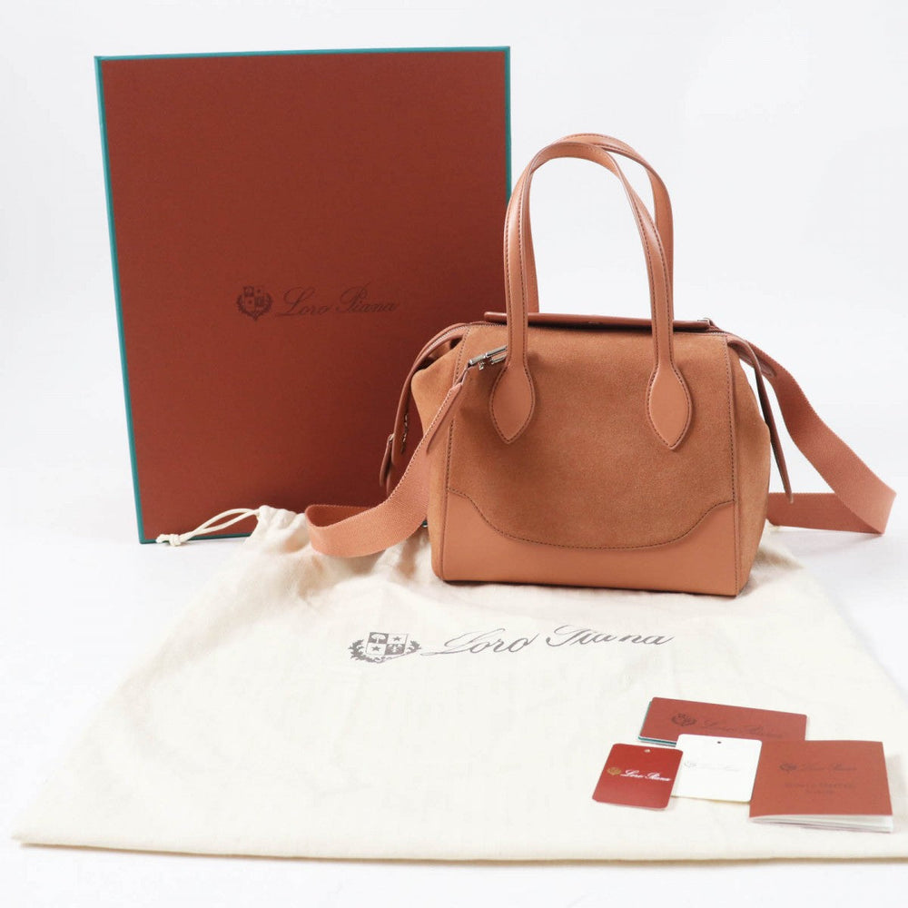 Loro Piana Shoulder Bag Cowhide Brown type SESIA HAPPY DAY MICRO SESIA HAPPY DAY MICRO