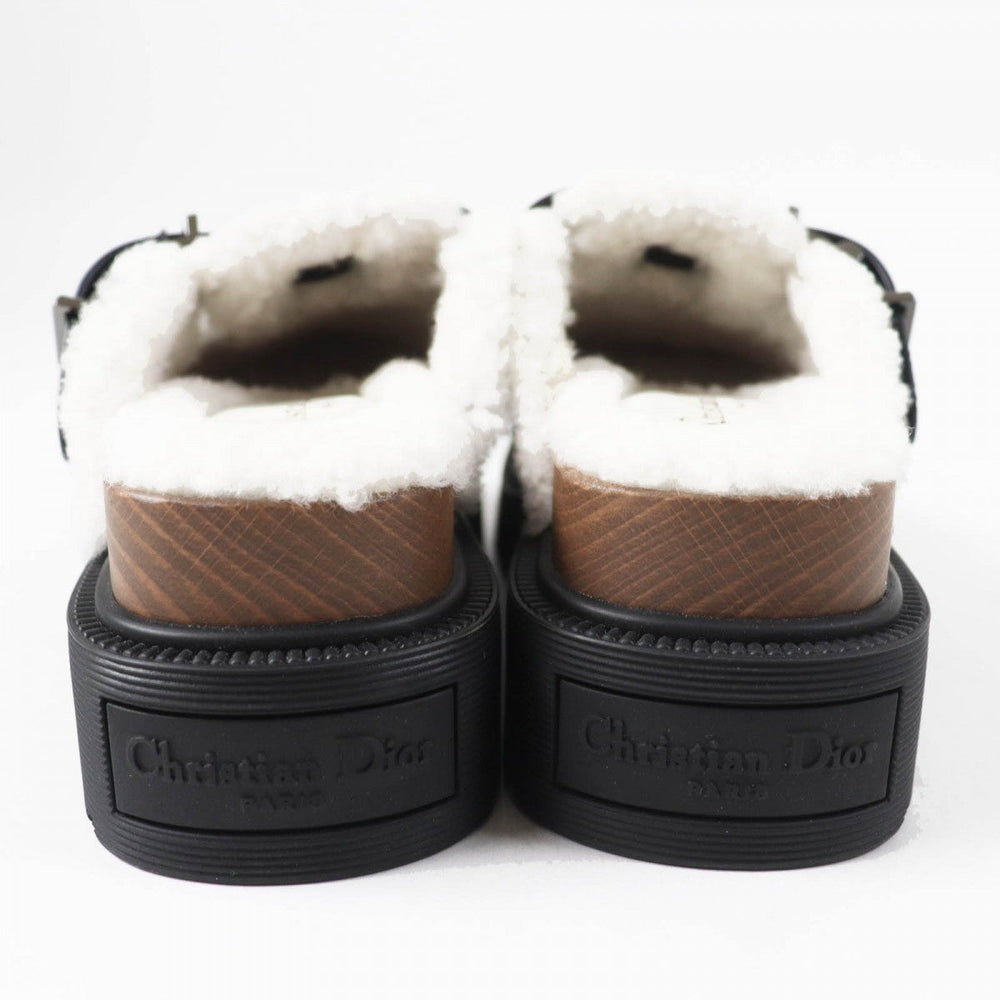 Christian Dior Sandals leather Black White Diorquake 34